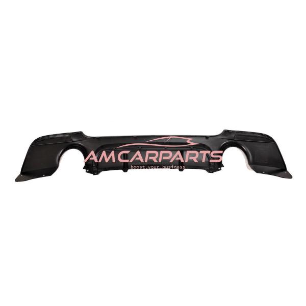 Upgrade Sport Design Heck Diffusor passend für BMW 3er E92 / E93 Coupe / Cabrio 06-13 Matt schwarz