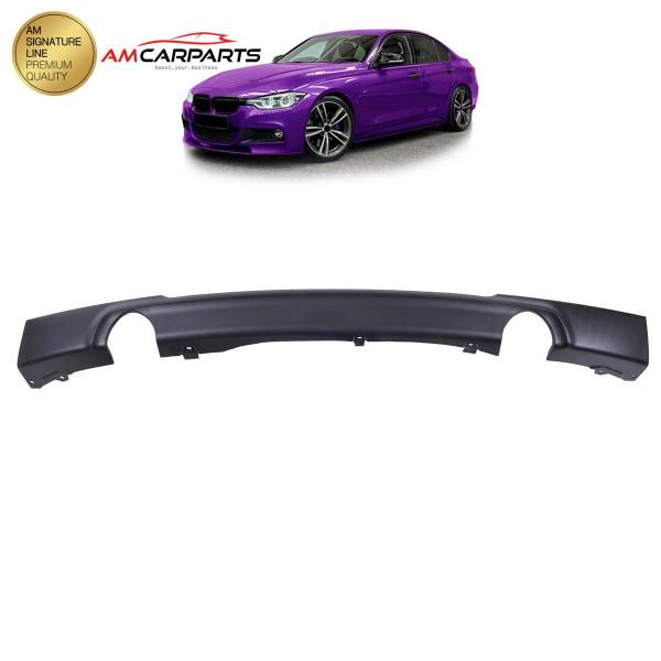 Upgrade Sport Design Heck Diffusor passend für BMW 3er F30 / F31 Limousine / Touring 11-18 Matt schwarz
