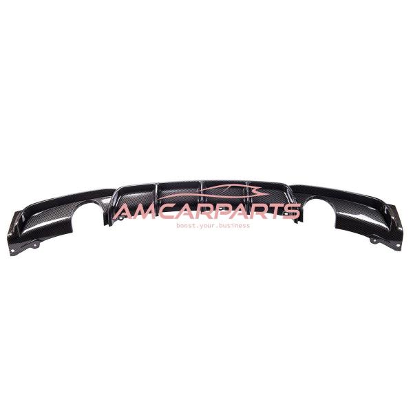 Upgrade Sport Design Heck Diffusor passend für BMW 3er F30 / F31 Limousine / Touring 11-18 Carbon-Optik