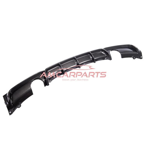 Upgrade Sport Design Heck Diffusor passend für BMW 3er F30 / F31 Limousine / Touring 11-18 Carbon-Optik