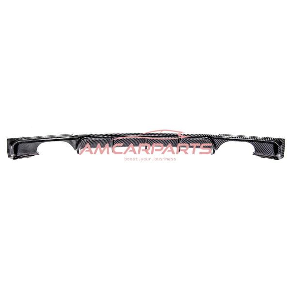 Upgrade Sport Design Heck Diffusor passend für BMW 3er F30 / F31 Limousine / Touring 11-18 Carbon-Optik