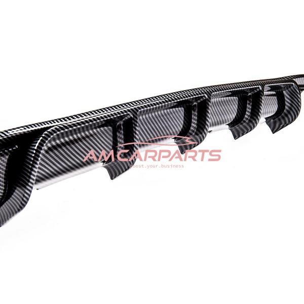 Upgrade Sport Design Heck Diffusor passend für BMW 3er F30 / F31 Limousine / Touring 11-18 Carbon-Optik