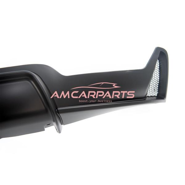 Upgrade Sport Design Heck Diffusor passend für BMW 4er F32 / F33 / F36 Coupe / Cabrio 13-20 Matt schwarz
