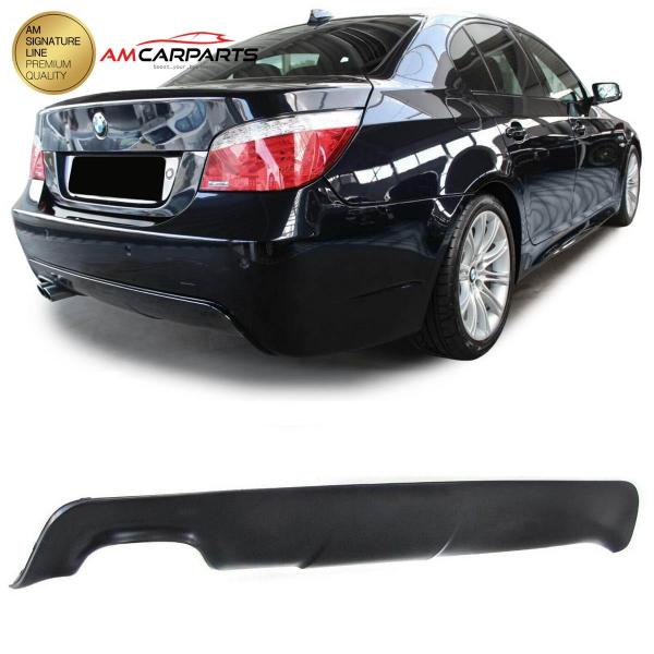 Upgrade Sport Design Heck Diffusor passend für BMW 5er E60 / E61 Limousine / Touring 03-10 Matt schwarz