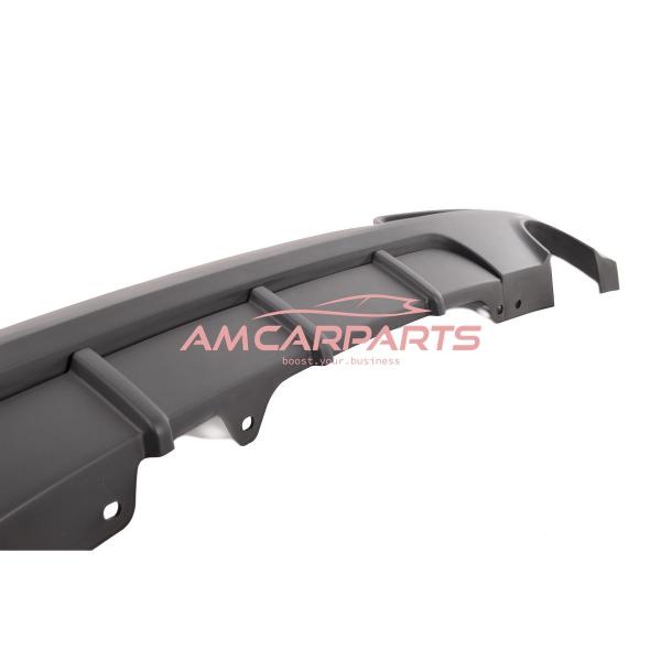 Upgrade Sport Design Heck Diffusor passend für BMW 5er F10 / F11 Limousine / Touring 09-16 Matt schwarz