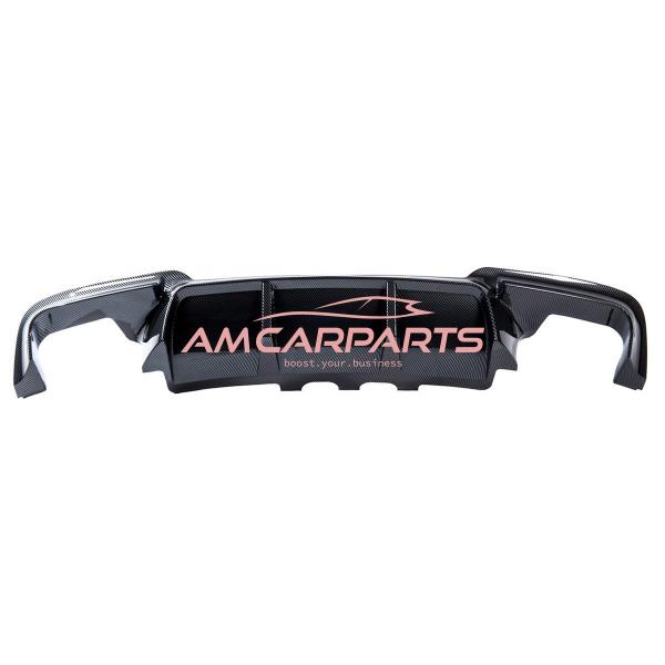 Upgrade Sport Design Heck Diffusor passend für BMW 5er F10 / F11 Limousine / Touring 09-16 Carbon-Optik