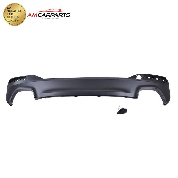 Upgrade Sport Design Heck Diffusor passend für BMW 5er G30 / G31 Vor-Facelift Limousine / Touring 16-20 Matt schwarz