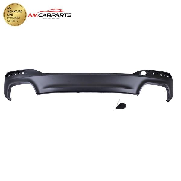 Upgrade Sport Design Heck Diffusor passend für BMW 5er G30 / G31 Vor-Facelift Limousine / Touring 16-20 Matt schwarz
