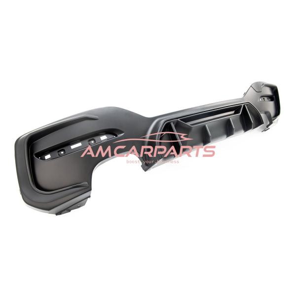 Upgrade Sport Design Heck Diffusor passend für BMW 1er F20 / F21 Facelift 15-19 Matt schwarz