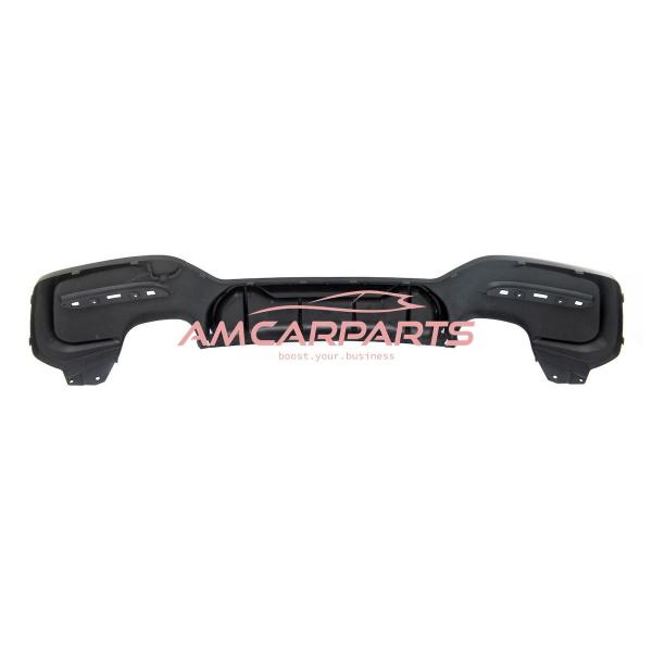Upgrade Sport Design Heck Diffusor passend für BMW 1er F20 / F21 Facelift 15-19 Matt schwarz