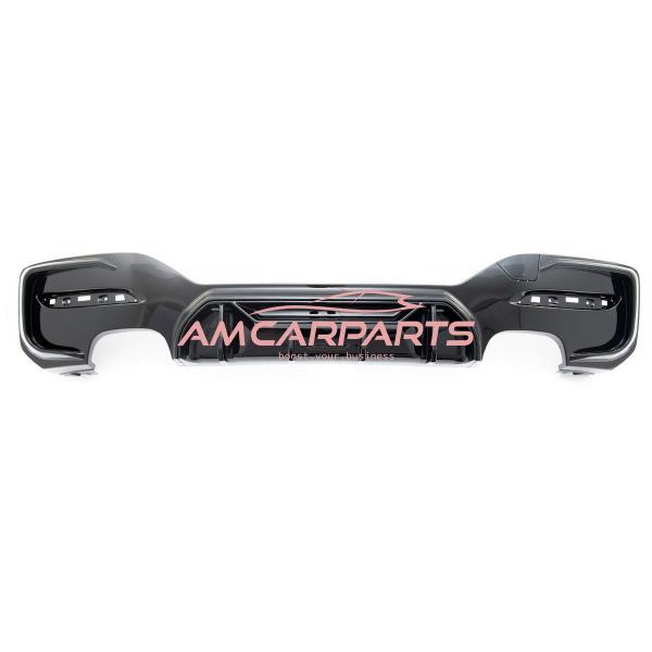 Upgrade Sport Design Heck Diffusor passend für BMW 1er F20 / F21 Facelift 15-19 Hochglanz schwarz
