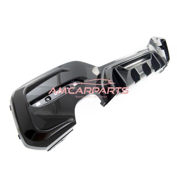 Upgrade Sport Design Heck Diffusor passend für BMW 1er F20 / F21 Facelift 15-19 Hochglanz schwarz