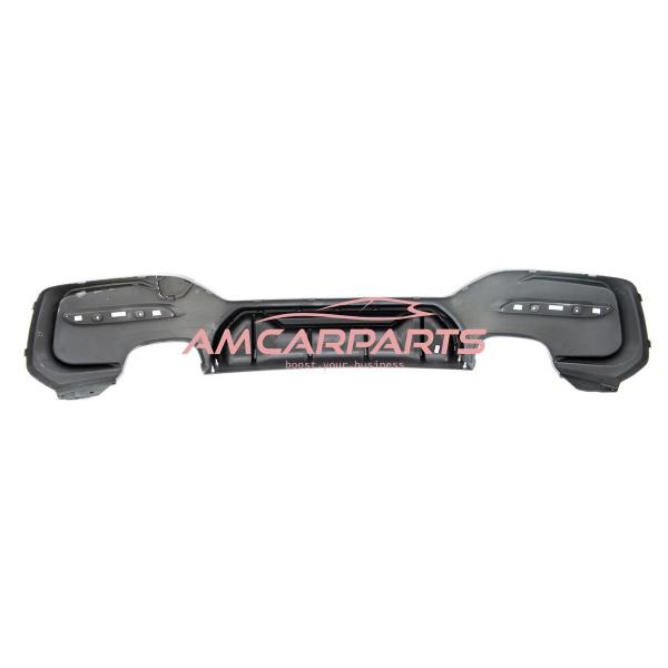 Upgrade Sport Design Heck Diffusor passend für BMW 1er F20 / F21 Facelift 15-19 Hochglanz schwarz