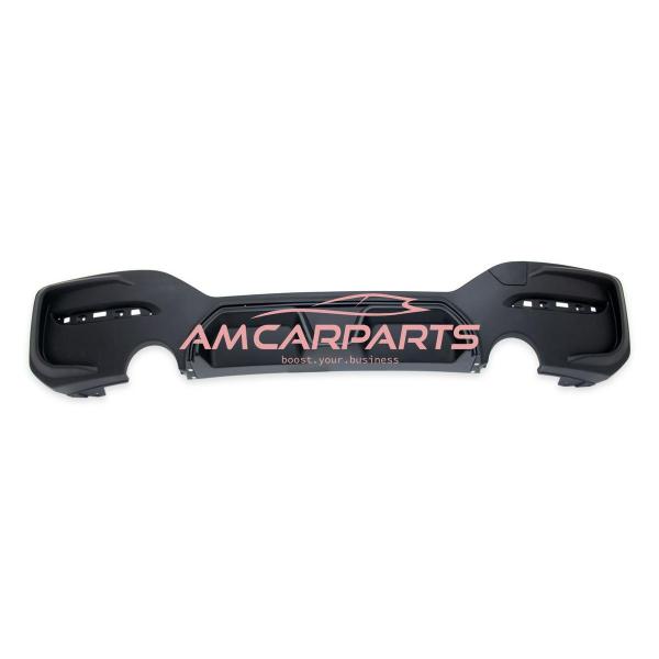 Upgrade Sport Design Heck Diffusor passend für BMW 1er F20 / F21 Facelift 15-19 Matt schwarz