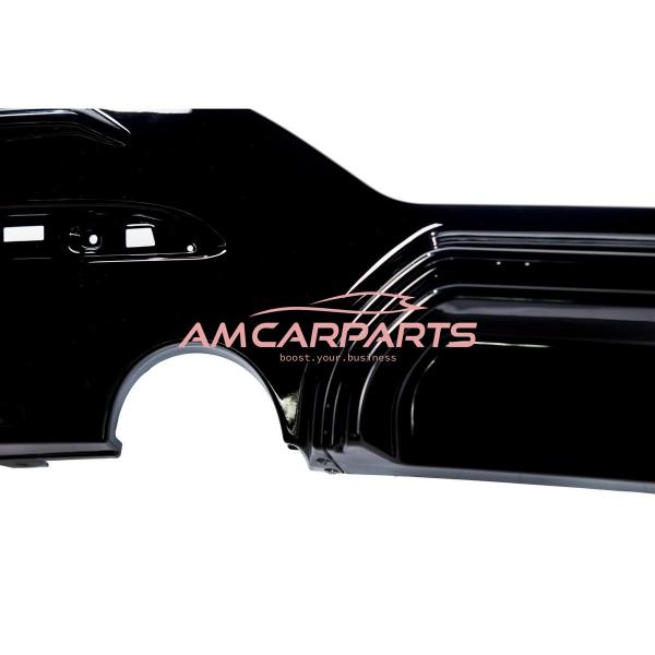 Upgrade Sport Design Heck Diffusor passend für BMW 1er F20 / F21 Facelift 15-19 Hochglanz schwarz