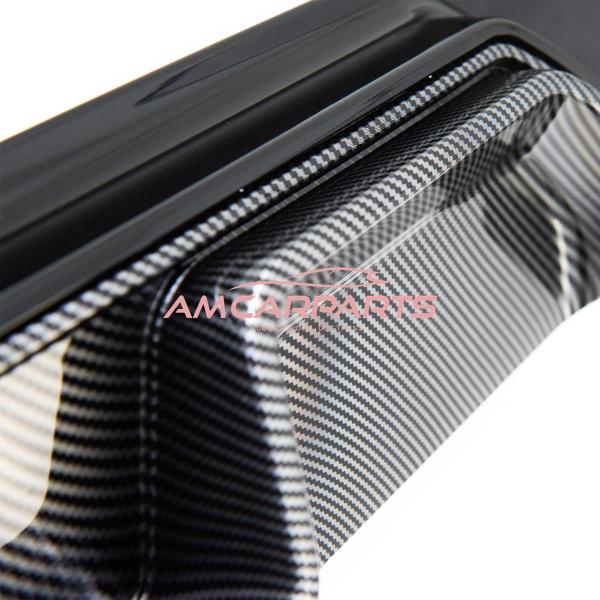 Upgrade Sport Design Heck Diffusor passend für BMW 1er F20 / F21 Facelift 15-19 Carbon-Optik / Hochglanz schwarz