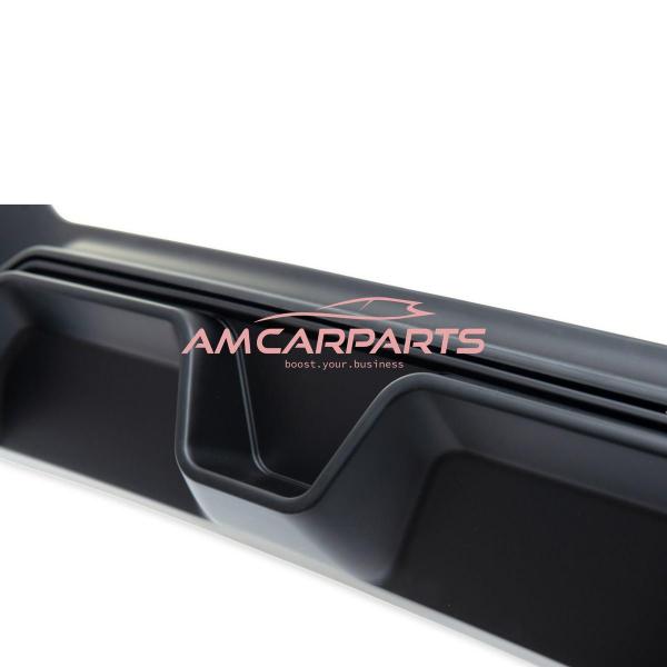Upgrade Sport Design Heck Diffusor passend für BMW 1er F20 / F21 Facelift 15-19 Matt schwarz