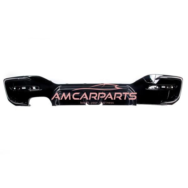 Upgrade Sport Design Heck Diffusor passend für BMW 1er F20 / F21 Facelift 15-19 Hochglanz schwarz