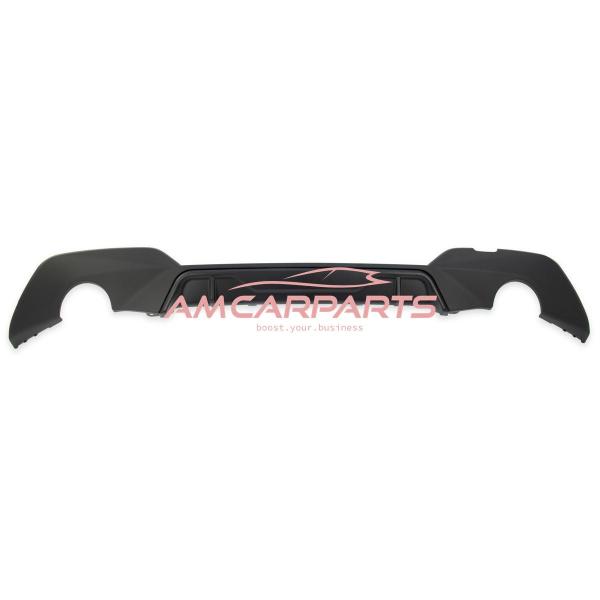Upgrade Sport Design Heck Diffusor passend für BMW 3er G20 / G21 Vor-Facelift Limousine / Touring 18+ Matt schwarz