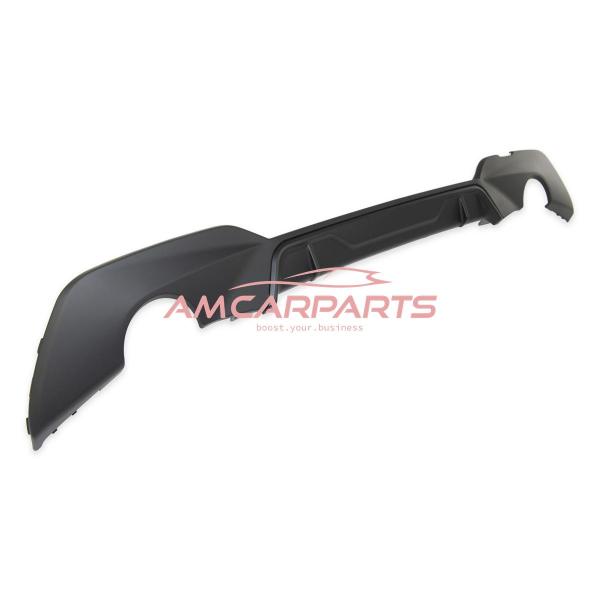 Upgrade Sport Design Heck Diffusor passend für BMW 3er G20 / G21 Vor-Facelift Limousine / Touring 18+ Matt schwarz