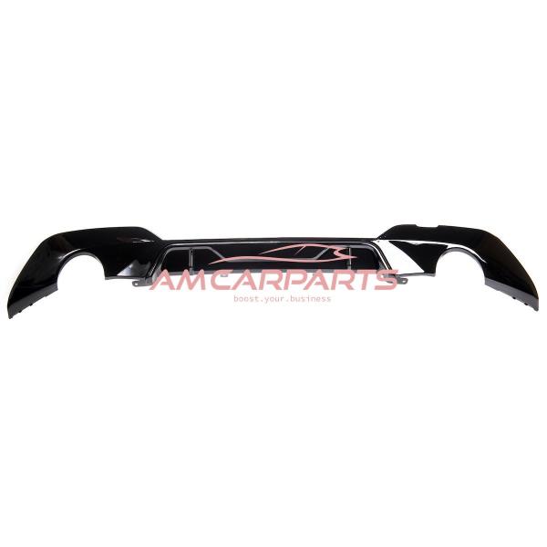 Upgrade Sport Design Heck Diffusor passend für BMW 3er G20 / G21 Limousine / Touring 19-22 Hochglanz schwarz