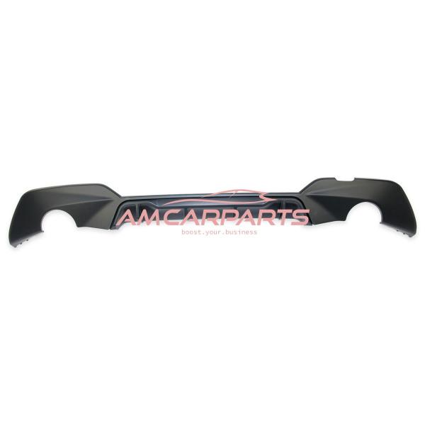 Upgrade Sport Design Heck Diffusor passend für BMW 3er G20 / G21 Vor-Facelift Limousine / Touring 18+ Matt schwarz