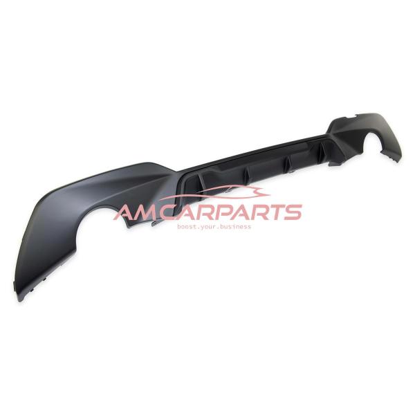 Upgrade Sport Design Heck Diffusor passend für BMW 3er G20 / G21 Vor-Facelift Limousine / Touring 18+ Matt schwarz