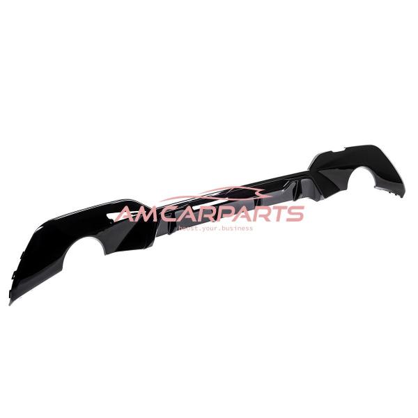 Upgrade Sport Design Heck Diffusor passend für BMW 3er G20 / G21 Vor-Facelift Limousine / Touring 18+ Hochglanz schwarz