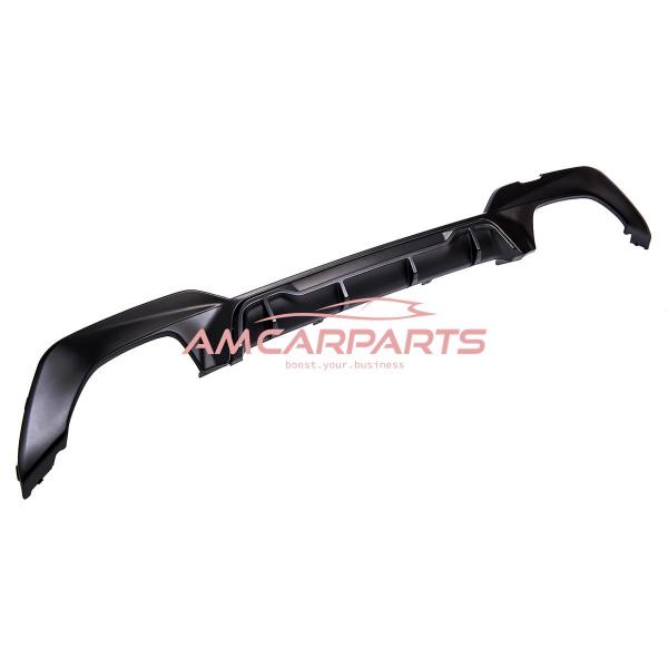 Upgrade Sport Design Heck Diffusor passend für BMW 3er G20 / G21 Vor-Facelift Limousine / Touring 18+ Matt schwarz