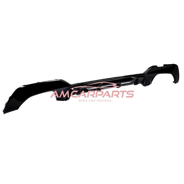 Upgrade Sport Design Heck Diffusor passend für BMW 3er G20 / G21 Vor-Facelift Limousine / Touring 18+ Hochglanz schwarz