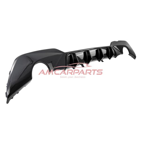 Upgrade Sport Design Heck Diffusor passend für BMW 3er G20 / G21 Vor-Facelift Limousine / Touring 19-22 Hochglanz schwarz
