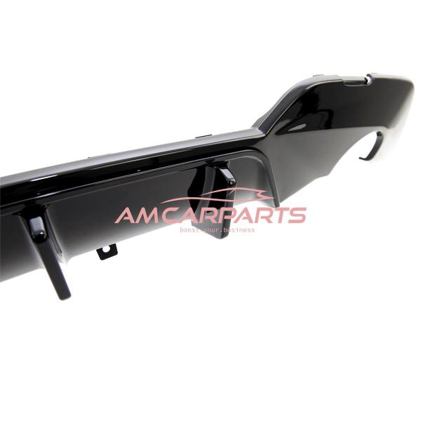 Upgrade Sport Design Heck Diffusor passend für BMW 3er G20 / G21 Vor-Facelift Limousine / Touring 19-22 Hochglanz schwarz