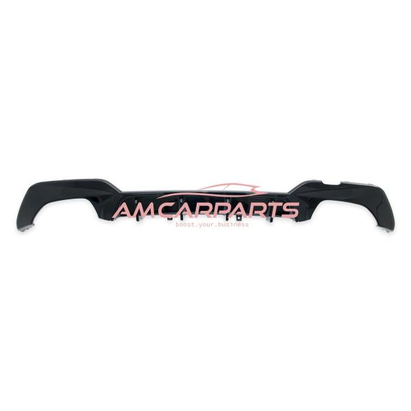 Upgrade Sport Design Heck Diffusor passend für BMW 3er G20 / G21 Vor-Facelift Limousine / Touring 18+ Hochglanz schwarz