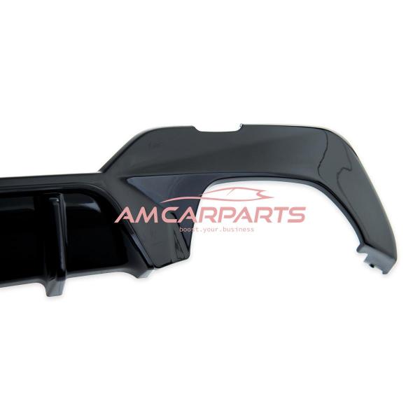 Upgrade Sport Design Heck Diffusor passend für BMW 3er G20 / G21 Vor-Facelift Limousine / Touring 18+ Hochglanz schwarz