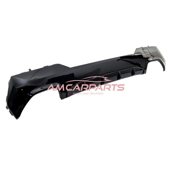 Upgrade Sport Design Heck Diffusor passend für BMW 4er G22 / G23 / G83 Coupe / Cabrio 20+ Hochglanz schwarz