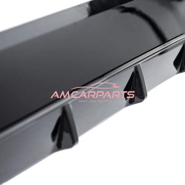 Upgrade Sport Design Heck Diffusor passend für BMW 4er G22 / G23 / G83 Coupe / Cabrio 20+ Hochglanz schwarz