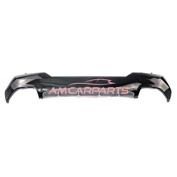 Upgrade Sport Design Heck Diffusor passend für BMW 4er G22 / G23 / G83 Coupe / Cabrio 20+ Carbon-Optik / Hochglanz schwarz