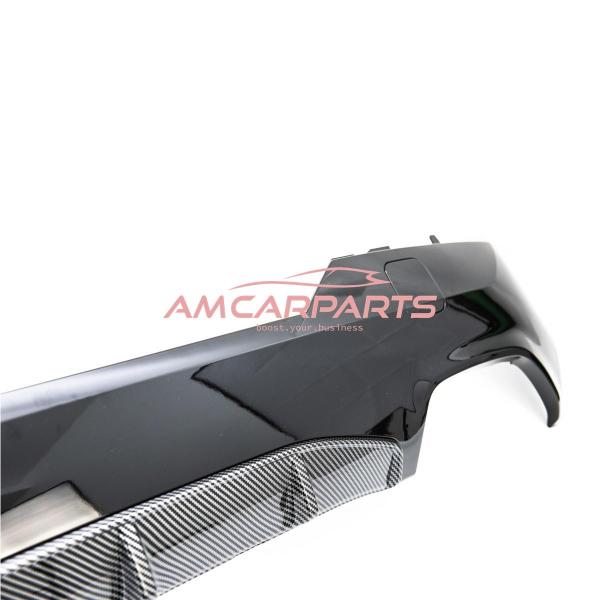 Upgrade Sport Design Heck Diffusor passend für BMW 4er G22 / G23 / G83 Coupe / Cabrio 20+ Carbon-Optik / Hochglanz schwarz