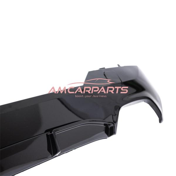Upgrade Sport Design Heck Diffusor passend für BMW 4er G22 / G23 / G83 Coupe / Cabrio 20+ Hochglanz schwarz