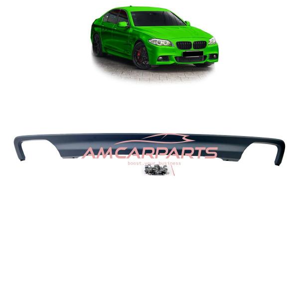 Upgrade Sport Design Heck Diffusor passend für BMW 5er F10 / F11 Limousine / Touring 09-16 Matt schwarz