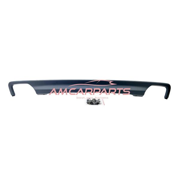 Upgrade Sport Design Heck Diffusor passend für BMW 5er F10 / F11 Limousine / Touring 09-16 Matt schwarz