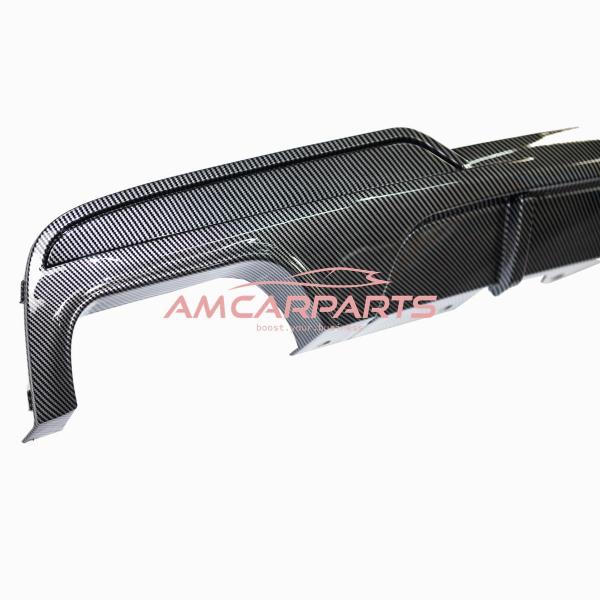 Upgrade Sport Design Heck Diffusor passend für BMW 5er F10 / F11 Limousine / Touring 09-16 Carbon-Optik