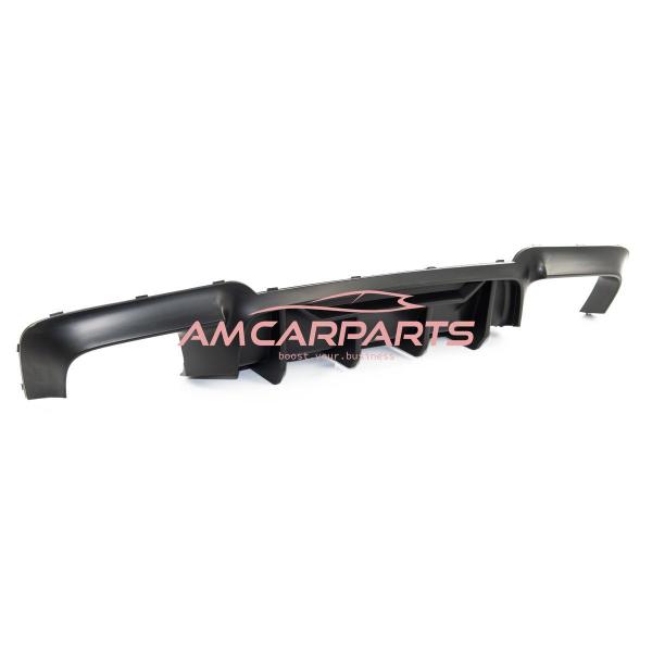 Upgrade Sport Design Heck Diffusor passend für BMW 5er F10 / F11 Limousine / Touring 09-16 Matt schwarz