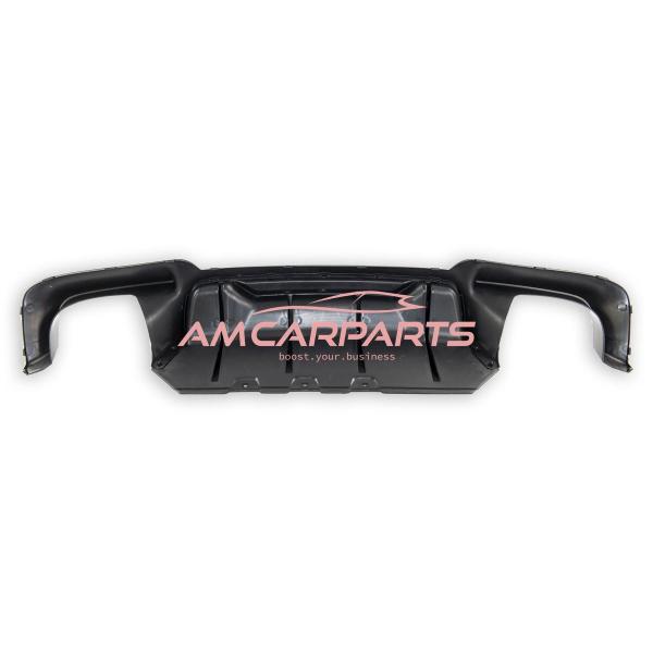 Upgrade Sport Design Heck Diffusor passend für BMW 5er F10 / F11 Limousine / Touring 09-16 Matt schwarz