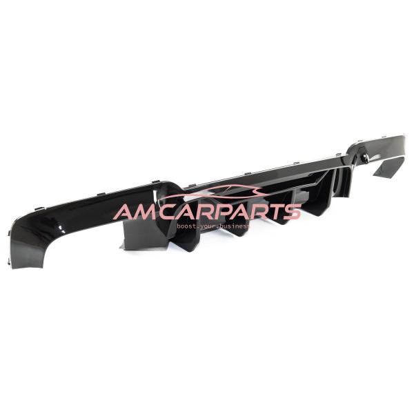 Upgrade Sport Design Heck Diffusor passend für BMW 5er F10 / F11 Limousine / Touring 09-16 Hochglanz schwarz