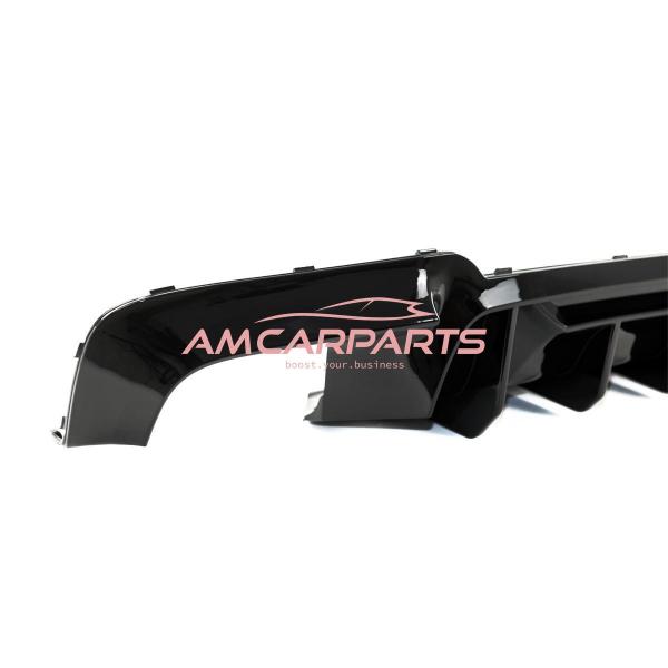 Upgrade Sport Design Heck Diffusor passend für BMW 5er F10 / F11 Limousine / Touring 09-16 Hochglanz schwarz