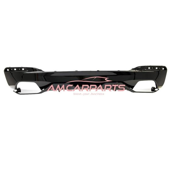 Upgrade Sport Design Heck Diffusor passend für BMW 5er G30 / G31 Limousine / Touring 16-23 Hochglanz schwarz