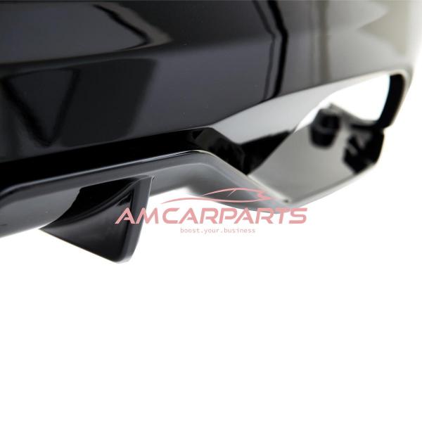Upgrade Sport Design Heck Diffusor passend für BMW 5er G30 / G31 Limousine / Touring 16-23 Hochglanz schwarz