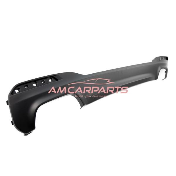 Upgrade Sport Design Heck Diffusor passend für BMW 5er G30 / G31 Limousine / Touring Vor-Facelift 16-20 Matt schwarz