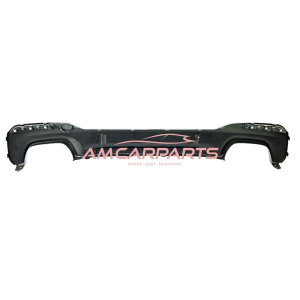 Upgrade Sport Design Heck Diffusor passend für BMW 5er G30 / G31 Limousine / Touring Vor-Facelift 16-20 Carbon-Optik